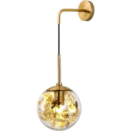 INS Wall Lamp Nordic Style Designer Art Living Room Bedroom Planet Light Luxury Decoration Wall Lamp Free Rotation