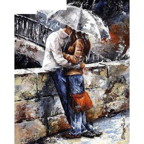 Romantic Bridge Paintings By Numbers DIY Pictures Oil Coloring By Numbers Set Gift Drawing By Numbers Canvas Decor New Arrivals