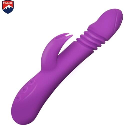 Mlsice USB Rechargeable7 Model Double motor Rotation Hot Stretching Swing Vibrator Adult toys G Spot Sex toys for woman Shop