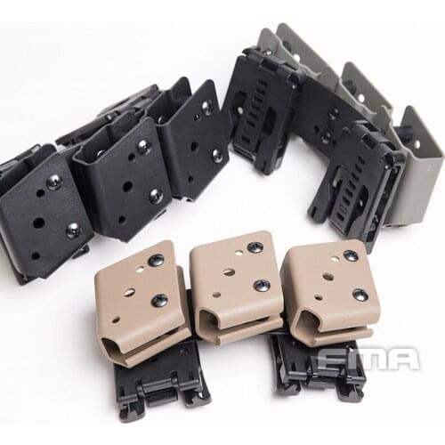 FMA CS field accessories triple quick change sleeve universal equipment belt mount tb1331