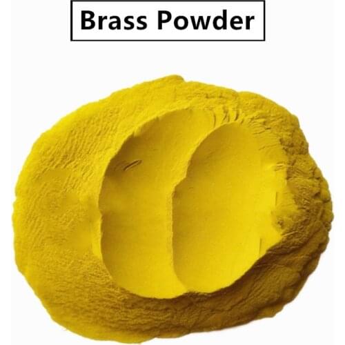 Premium Brass Metal Powder 200mesh(75um) Ultrafine 99.9% Yellow Copper Inlaid Brass Powder