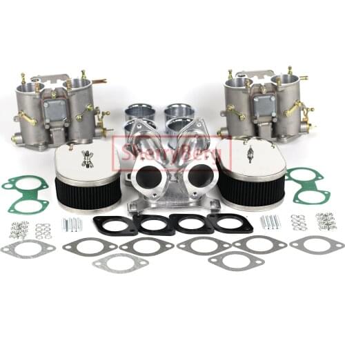 SherryBerg FAJS EMPI WEBER Carburettor Carb Carburetor Conversion Kit 4 Barrel Holley Adaptor W Twin 55 DCOE For Ford Chevy V8