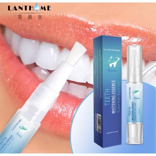 4ml Tooth Whitening Pen Healthy Oral Hygiene Care Fade Remove Tooth Stain Gel Pen Deep Bleaching Natural Neutral Cleaning Brush