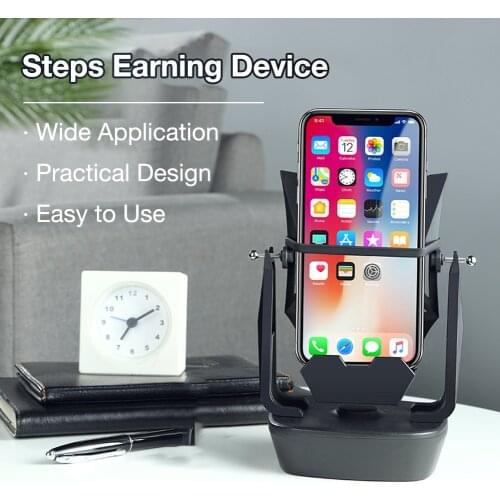 Phone Swing Device Quick Steps Earning Device Bat Style Steps Counter Accessories Automatic Safety Wiggler Mobile Phone Holder