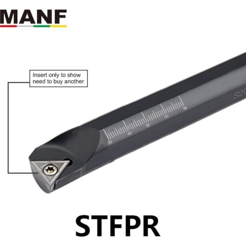 MANF Lathe Tools 16mm S20Q-STFPR16 CNC Lathe Cutter Boring Bar Hole For tpgh tpmr1603 Carbide inserts Locked Lathe Tool Holder