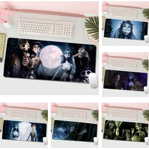 Disney Tim Burtons Corpse Bride Comfort Gaming Mousepad L Large Gamer Keyboard PC Desk Mat Computer Tablet Gaming Mouse Pad