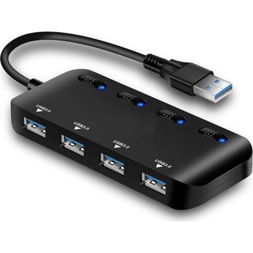 High-speed ultra-thin TYPC usb 3.0 4-port hub one drag four USB3.0 hub 4-port switch