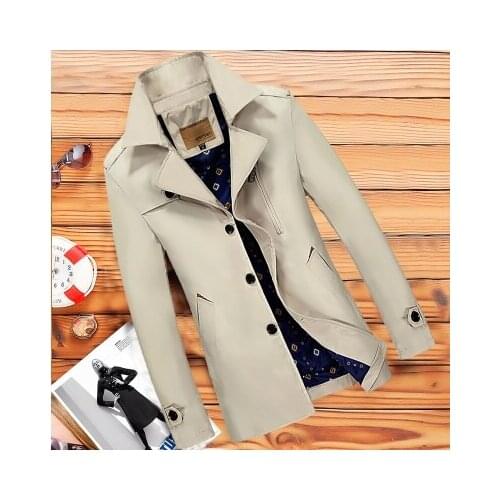 Xiangyihui Men's Trench Coats