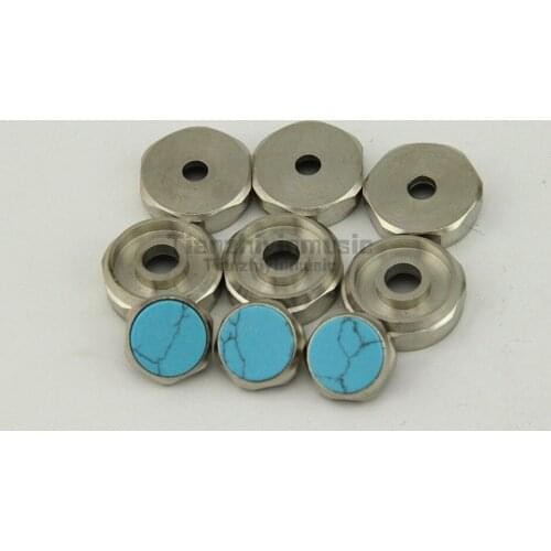 Trumpet Repair Parts Top Valve Cap /Finger Button/Bottom Valve Cap part