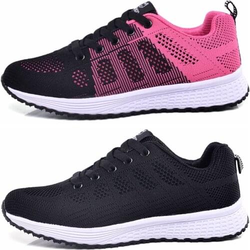 Women Casual Shoes Fashion Breathable Walking Mesh Flat Shoes Woman White Sneakers Women 2019 Tenis Feminino Gym Shoes Sport