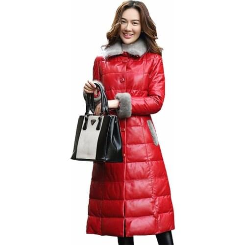 Genuine Leather Jacket Womens Down Jacket Winter Jacket Women Korean Fashion Sheepskin Coat Chaquetas Mujer