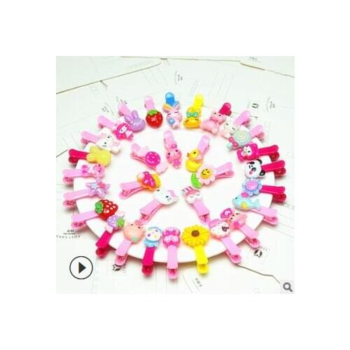 1000pcs/lot DIY Multi Plastic Candy Colore Jelly Hair Duck Clips Moetry Baby Hairpin Hair Styling Tools Accessories HA1432