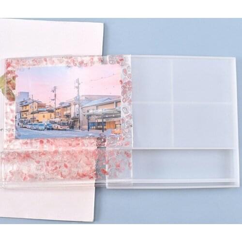 18cm New Rectangle Photo Frame DIY Resin Decorative Craft Jewelry Making Mold Silicone Mould Epoxy Resin Mold For Craft Gifts