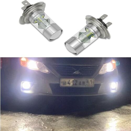 2 Pcs Car Bright Fog Light Bulb H7 H4 H8 HB3 Led Head Lamp For Nissan Qashqai j10 j11 Juke X Trail t32 Citroen C3 C4 C5 Berlingo