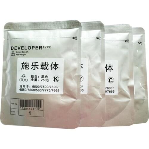 4PCS Developer Iron Powder For Xerox DC240 DC242 DC250 DC252 C75 J75 C70 C60 500 7550 6500 5065 7600 700 550 560 5580 6680 7780