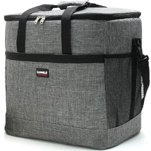 41L Large Capacity Lunch Bag Waterproof Insulated Thermal Cold Food Lunch Box Pack Women Men Outdoor Camping Cooler Picnic Bag