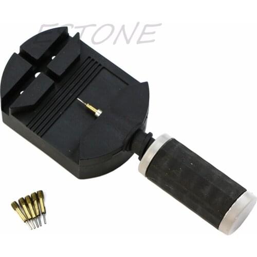 Free shipping Professional Watch Band Bracelet Link Remover Adjust Repair Tool +5 Spare Pins