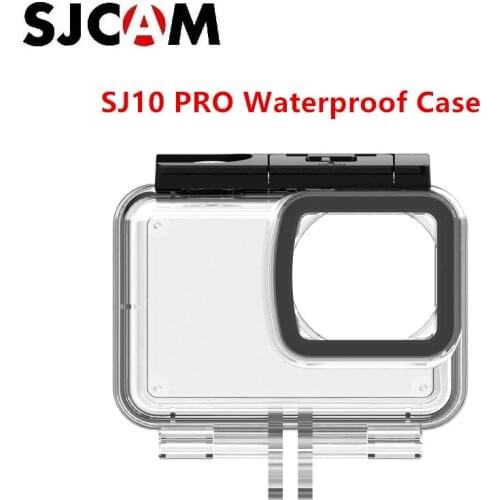 Original SJCAM SJ10 Series Waterproof Case Underwater 30M Dive Housing Case for SJCAM SJ10 PRO SJ10X Action Camera Accessories