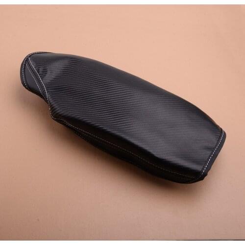 Black Car Auto Center Console Armrest Lid Cover Trim Mat Fit for BMW F30 2014 2015 2016 2017 2018 Decoration