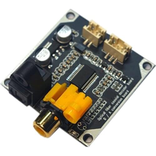 DAC Digital Audio Decoder 24bit 192khz Optical Fiber Coaxial Digital Signal Input Stereo Output Decod board