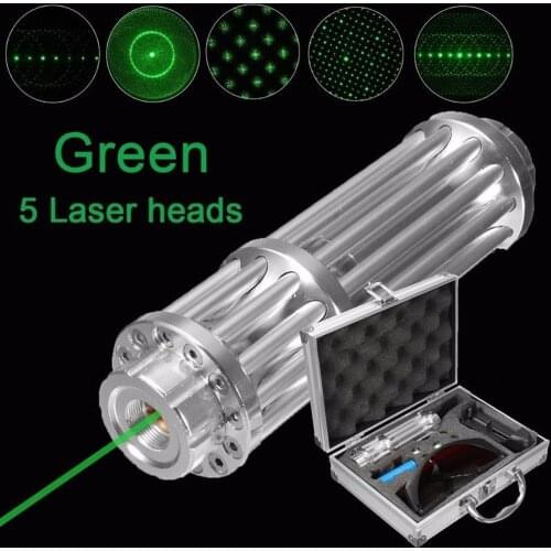Burning Tactical Lazer Green Laser Pointer Powerful Military Laser Pointer Sight 5000m Focusable lazer pen Focusable Burn Match