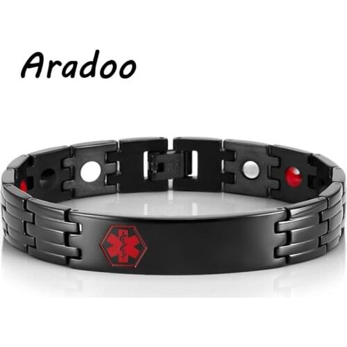 Stainless Steel Bracelet Titanium Steel Jewelry Germanium Magnet Energy Bracelet Fashion Jewelry Holiday gift