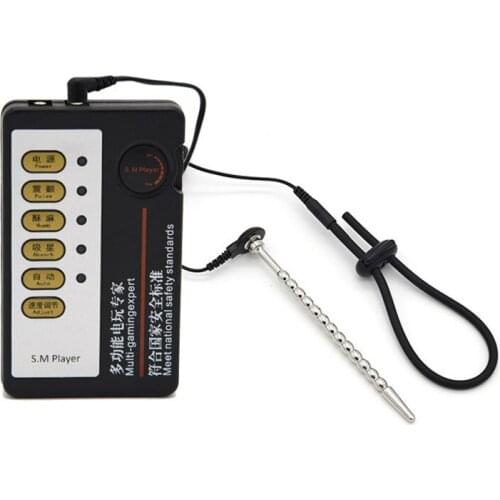 New Host Physiotherapy Penis Rings Urethral Catheter Penis Plug Adult Sex Toy For Male Gay Electric Stimulation Rings