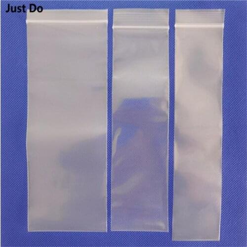 40cm 50cm 60cm long clear transparent plastic ziplock bag for packaging Reclosable thick clear plastic storage bag 0.16mm