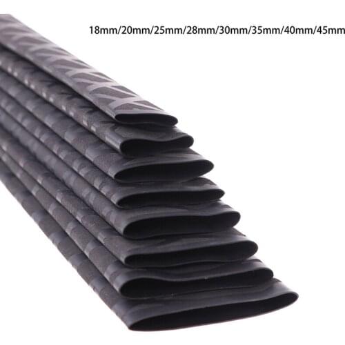 Anti-slip Heat Shrink Tube For Fishing Rod/racquet/bicycle Handles/ Tripod DIY 1M 15/18/20/22/25/28/30/35/40/45mm