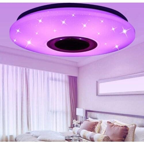Modern LED ceiling Lights home lighting 36W 24W 60W APP Bluetooth Music light bedroom lamps Smart ceiling lamp