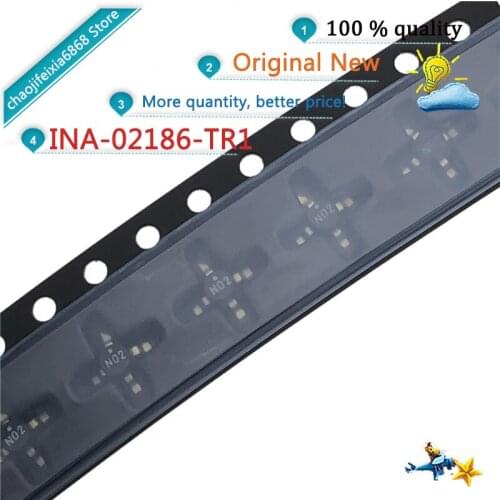 1pcs/lot! INA-02186-TR1 NO2 SOT-86 02186 INA02186 1NA02186TR1 SOT86 Cross Low noise power gain amplifier tube NEW ORIGINAL