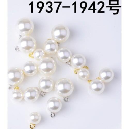 50PCS ABS Imitation Pearl Charms Pendants for Earring Bracelet Choker Necklace Jewelry Making