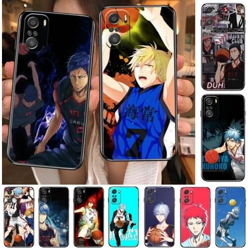 Anime Kuroko No Basket Phone Case For xiaomi redmi 11 Lite pro Ultra 10 9 8 MIX 4 FOLD 10T Black Cover Silicone Back Prett