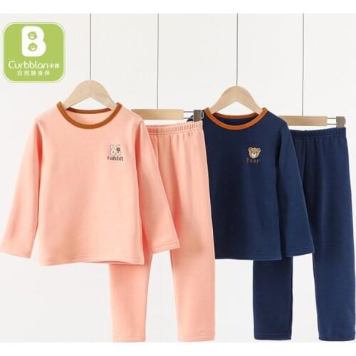 Curbblan Childrens Clothes Pajamas Set Cartoon Bear Sleepwear Kids Pajamas For Boys Girls Toddler Kids Outfits Child Pyjama