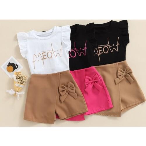 2021 New Kids Girls Clothes Sets Summer Autumn Off Shoulder Long Sleeve Ruched Crop + Long Pants Plaid Outfits 1-5Years