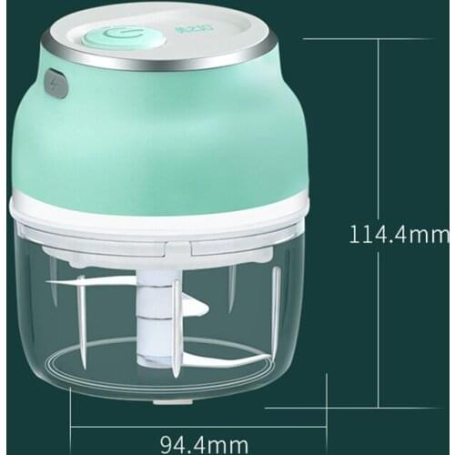 High Quality Mini Electric Food Hand Chopper Silcer Shredder Salad Fruit Vegetable Garlic Onion Slicer Cutter Kitchen Tool