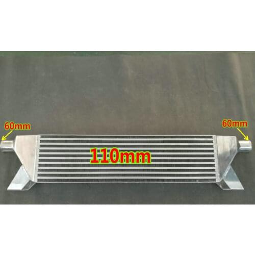 110mm core Front mount Alloy Aluminum Intercooler for Ford Focus RS MK1 60mm INLET/OUTLET