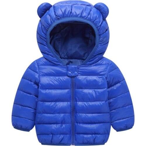 Toddler Snowsuit Zipper Outfits With Hooded Kids Girl Boy Winter Clothes cute Animal style infant outerwear & coats many colors