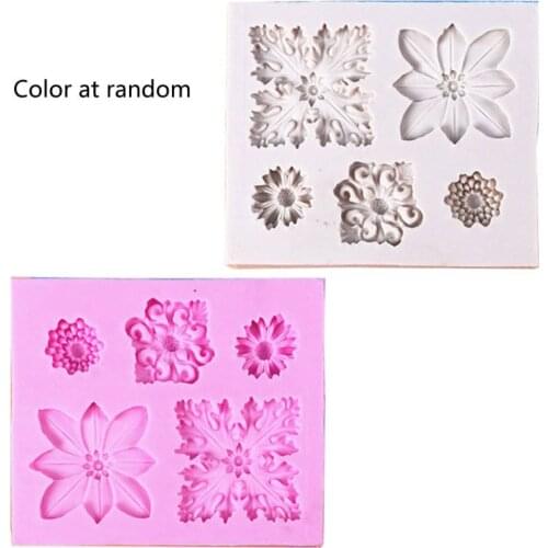 Mini Flower Silicone Cake Fondant Resin Molds Roses Flower Mold Daisy Flower Molds Small Flower Molds Jewelry Art Tools