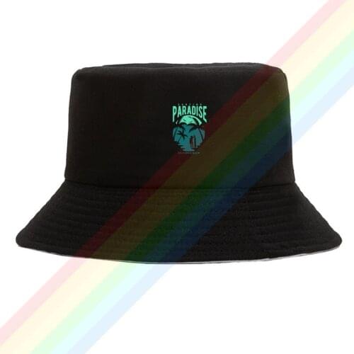 Surfing Paradise California Beach Summer Outdoor Cap Travel Beach Sun Hat Unisex Double Sides Wear