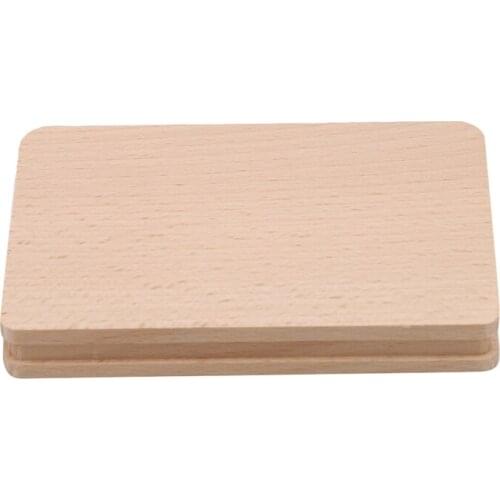 DIY Leather Craft Zipper Installation Assistant Hand Tool Solid Wood Material High Quality Zipper Correction Module