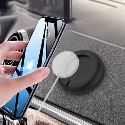 Portable Wireless Charger Charging Stand Holder Silicone Suction Cup Charging Stand for Apple Wireless Charger Accessories
