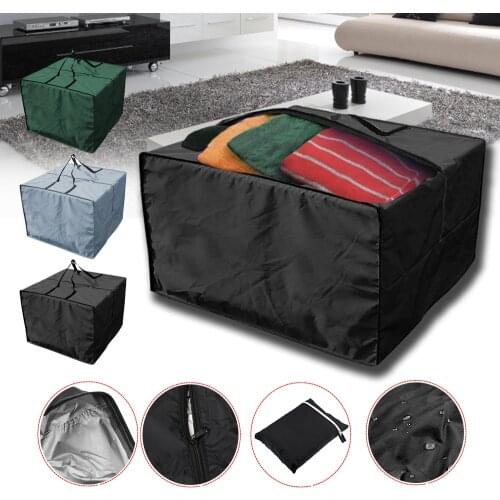Outdoor Patio Furniture Seat Cushions Storage Bag with Zipper and Handles Waterproof Home Christmas Tree Durable Storage Bag D30