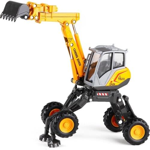 High quality wheeled excavator alloy model,high quality engineering car collection and gifts,childrens boy toys,free shipping