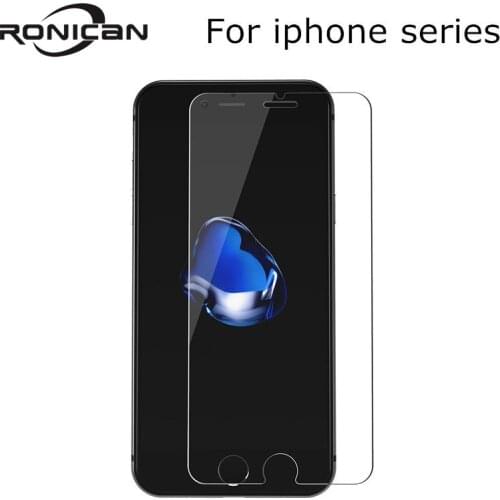 Tempered Glass For iPhone 7 8 Plus XR X XS Max Anti-Shock Screen Protector Film For iPhone 11 Pro Max 6 6s Plus 5 5S 5C SE 4 4S