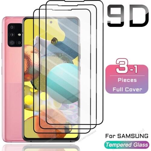 Tempered Glass For Samsung Galaxy A52 A72 A32 A21S Screen Protector A51 A71 A50 A22 A10 A30S M51 A12 M32 A41 A42 A 52 72 5G Film