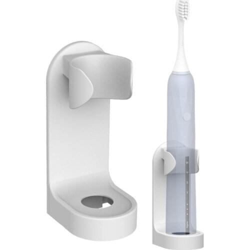 1 Pcs Toothbrush Holder Wall-Mounted Holder Stand Rack Toothbrush Organizer Electric Toothbrus Space Saving Bathroom Accessories