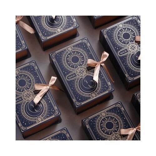 10/20/50PCS Magic book Gift Box Packaging Envelope Shape Wedding Gift Candy Boxex Favors Birthday Party Decoration Paper Bags