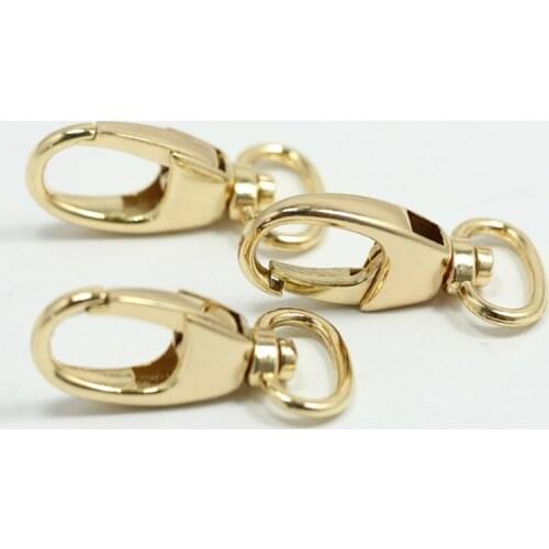 16.5mm Gold Lobster Swivel Clasps Bag Purse Strap Hook
