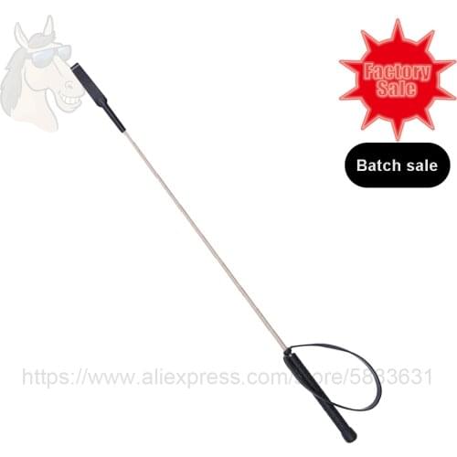 5 11080 Economic jumping crop 65cm with plastic handle & loop PVC flapper riding whip multiple color 5/10/20pcs factory direct